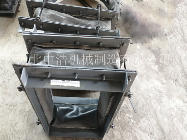 矩形角鋼法蘭翻邊非金屬膨脹節